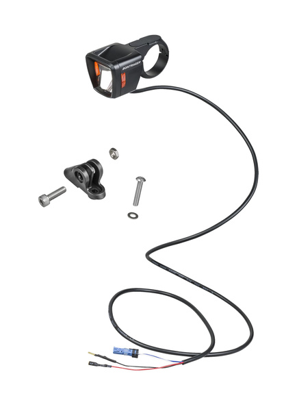 Przednia lampka jonowa do mocowania na wsporniku kierownicy wytwarzająca stałą wiązkę światła Bontrager Lync