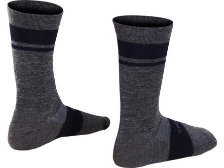 Trek Race Crew Cushioned Merino Wool Cycling Sock