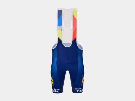Krótkie spodenki z szelkami Santini Lidl-Trek Replica Race