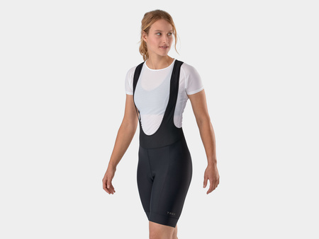 Damskie spodenki rowerowe z szelkami Trek Solstice