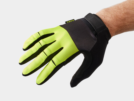 Rękawiczki rowerowe unisex z pełnymi palcami i wkładkami żelowymi Trek Circuit Twin Gel
