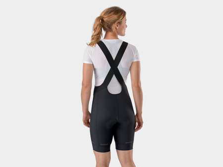 Damskie spodenki rowerowe z szelkami Trek Solstice