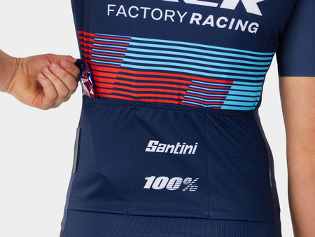 Damska koszulka rowerowa Santini Trek Factory Racing Team Replica