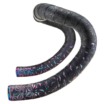 Owijka Supacaz Super Sticky Kush - Star Fade - Oil Slick + Oil Slick Plugs