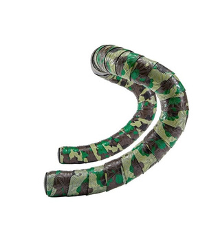 Owijka Supacaz Super Sticky Kush Gravel - Camo + Ano Black Plugs